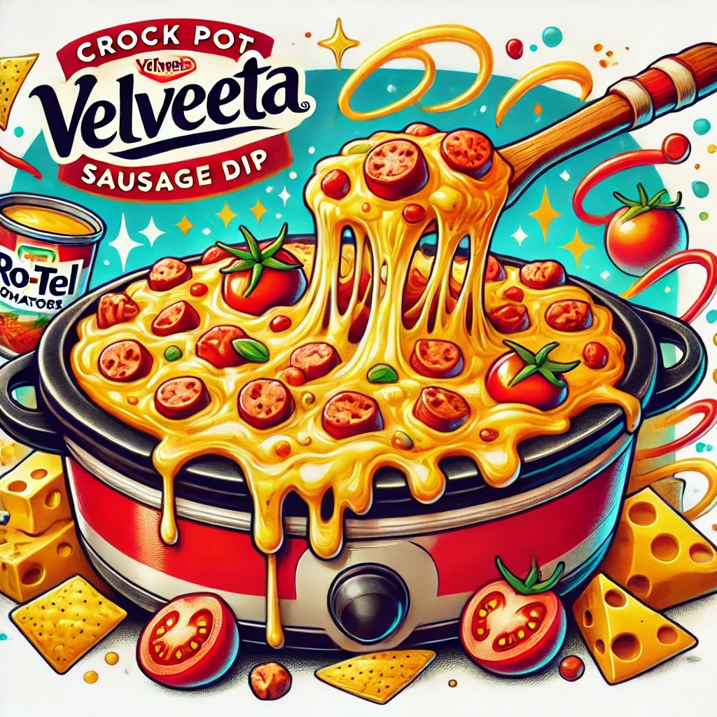 Crock Pot Velveeta Sausage Dip: The Cheesy Party Favorite